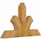 Ekena Millwork Richland Rough Sawn Timber Gable Bracket, Western Red Cedar, 48"W x 30"H x 4"D x 6"F, 15/12 Pitch GBW048X30X0406RIC00RWR - alternate 5